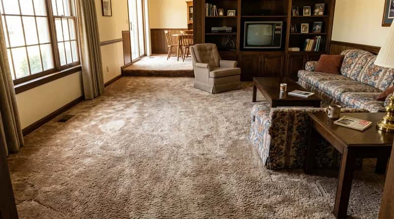 #27 - Wall-to-Wall Carpeting in Earth Tones (Image Credits: Gemini)