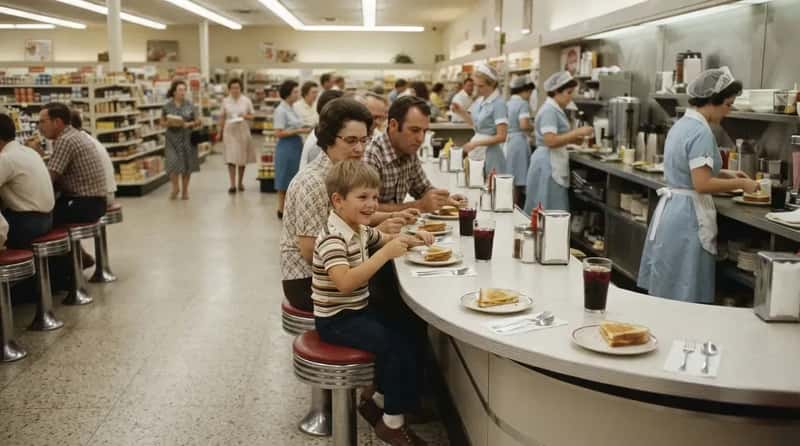 #17 - Woolworth's Lunch Counter: The Diner Hiding Inside a Department Store (Image Credits: Gemini)