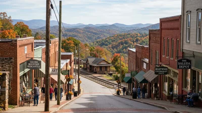 #13 - Saluda: The Steepest Main Street with the Best-Kept Secret (Image Credits: Gemini)