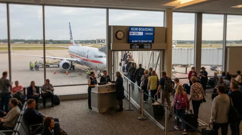 #2 - American Airlines Moved Boarding Five Minutes Earlier, Fleet-Wide (Image Credits: Gemini)