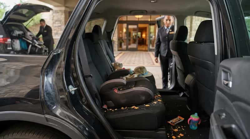#12 - Car Seats and Cracker Crumbs: The Family Stay Signal (Image Credits: Gemini)