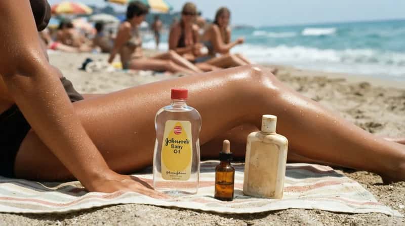 #19 - Baby Oil Instead of Sunscreen (Image Credits: Gemini)