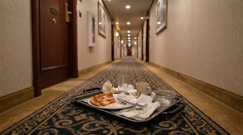#22 - Leaving Room Service Trays in the Corridor (Image Credits: Gemini)