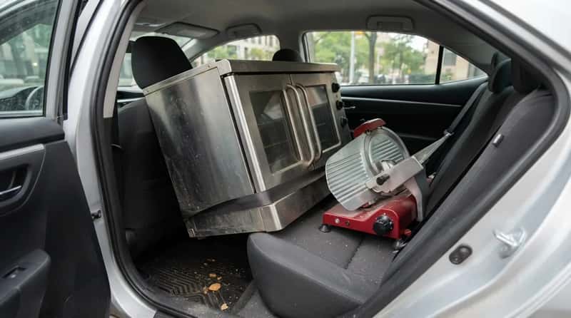 5. A Meat Slicer and a Double-Door Oven, in the Same Car (Image Credits: Gemini)