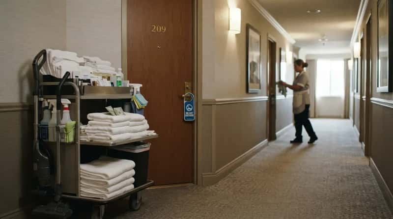 #5 - They Respect the Door Sign and the Housekeeping Cart (Image Credits: Gemini)