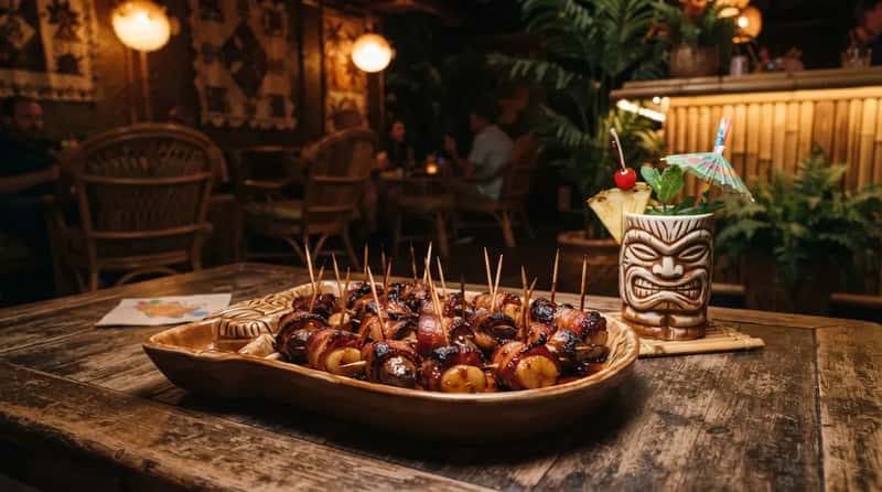 #22 - Rumaki Was the Tiki-Bar Snack Everyone Pretended to Love (Image Credits: Gemini)