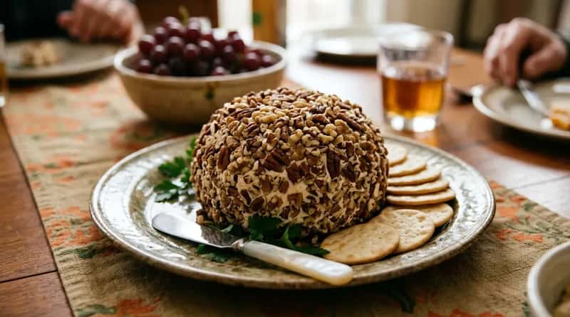 #20 – Cheese Ball with Chopped Nuts (Image Credits: Gemini)