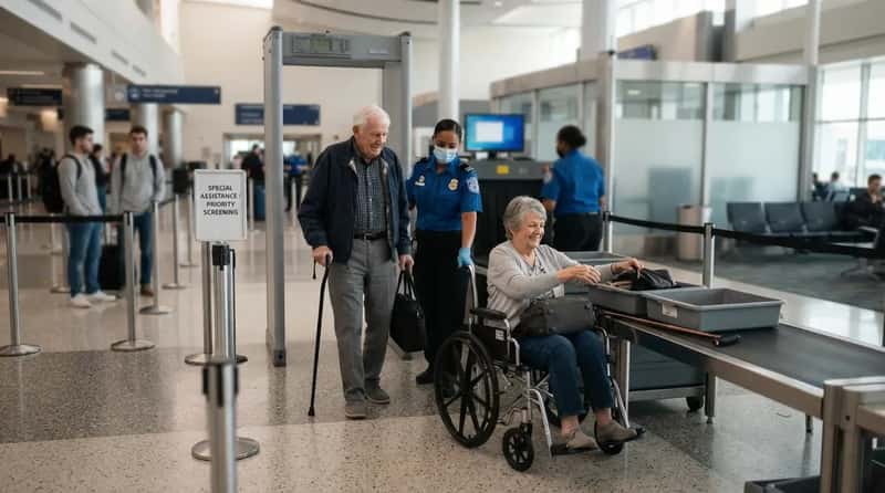 #10 - The Special Line for Travelers 75 and Older (Image Credits: Gemini)