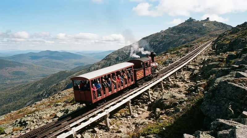 #6: Mount Washington Cog Railway, the 1869 Climb Up the World's Windiest Peak (Image Credits: Gemini)
