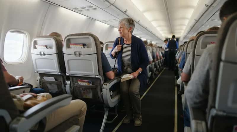 #1 - The Aisle Seat on Any Flight Over Four Hours (Image Credits: Gemini)