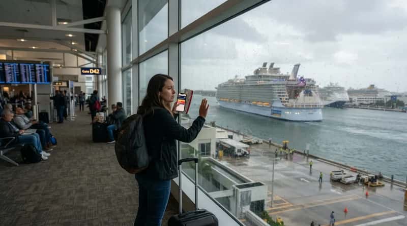 #2 - Booking a Flight That Lands the Same Day as Your Cruise (Image Credits: Gemini)