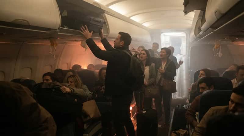 #1 - Grabbing Carry-On Bags During an Actual Evacuation (Image Credits: Gemini)