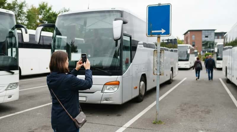 #2 - They Snap a Photo of the Bus Before Walking Away (Image Credits: Gemini)