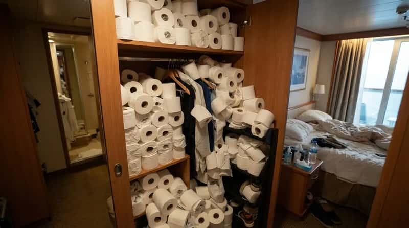 #14 - Hoarding Rolls of Toilet Paper Like It's a Doomsday Bunker (Image Credits: Gemini)