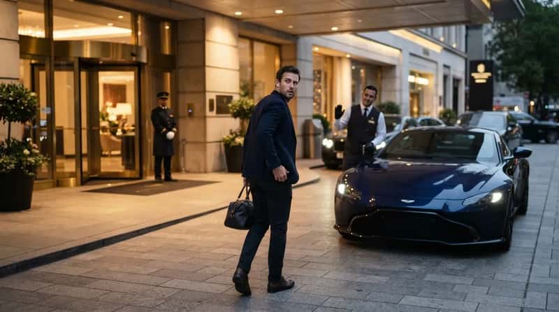 10. Repeated Glances Back At The Car Reveal Hidden Anxiety (Image Credits: Gemini)