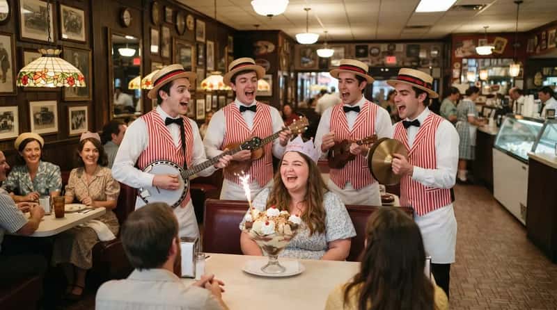 #7 - A Singing-Waiter Ice Cream Chain Grew to 130 Stores, Then Vanished by 1990 (Image Credits: Gemini)