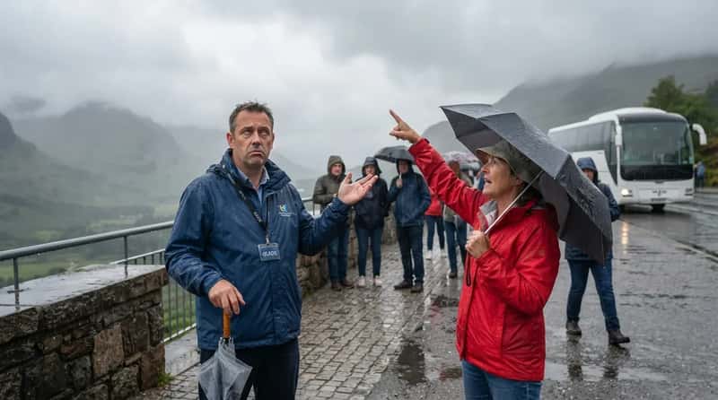 #17 - The Weather Complainer Who Blames the Guide for the Sky (Image Credits: Gemini)