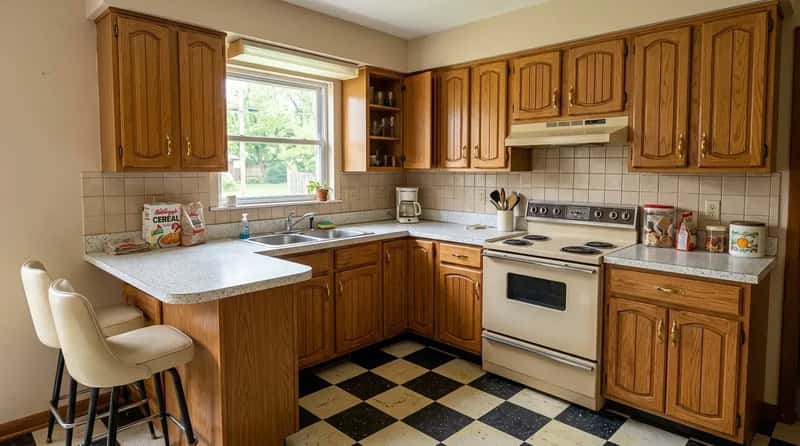 #1 - The 1985 Kitchen That Became the One Everyone Saved on Pinterest (Image Credits: Gemini)