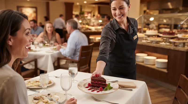 #7 - A Free Dessert Nobody Else Gets Slides Onto Your Table (Image Credits: Gemini)
