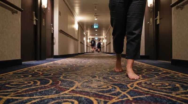 #10 - Walking Cabins And Public Halls Barefoot (Image Credits: Gemini)