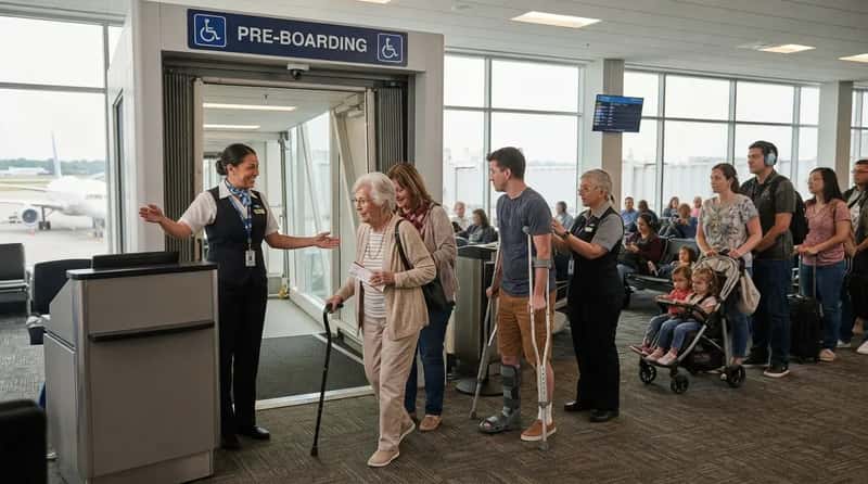 #10 - Pre-Boarding for Disabilities Isn't Airline Kindness, It's Federal Law (Image Credits: Gemini)