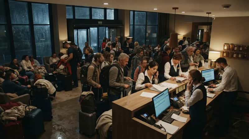 #14 - The Storm Night When the Lobby Filled with Strangers (Image Credits: Gemini)