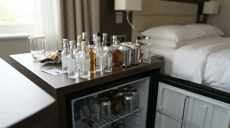#15 - The Number of Empty Minibar Bottles or Cans in View (Image Credits: Gemini)