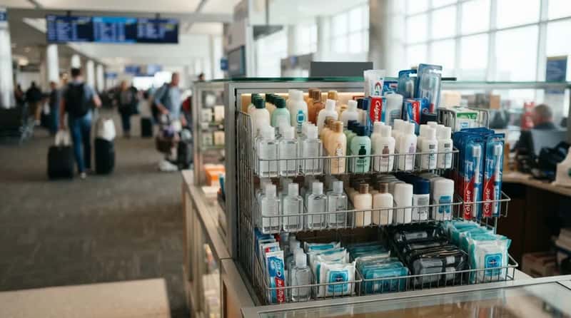 7. Hand Sanitizer and Basic Toiletries (Image Credits: Gemini)
