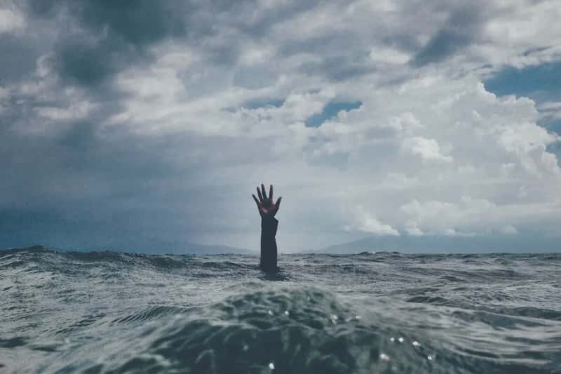 1. Being pulled under by a wave or losing footing in a pool (Image Credits: Unsplash)