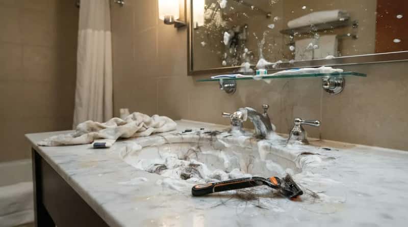 #17 - Renting a Room Specifically to Shave Every Inch of Their Body (Image Credits: Gemini)