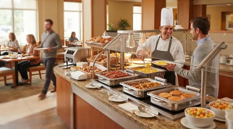#2 - The Staffed Hot Buffet You Could Walk Up To (Image Credits: Gemini)
