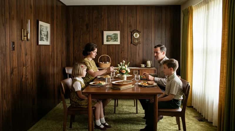 #24 - Dark Wood Paneling on at Least One Wall, Sometimes All Four (Image Credits: Gemini)