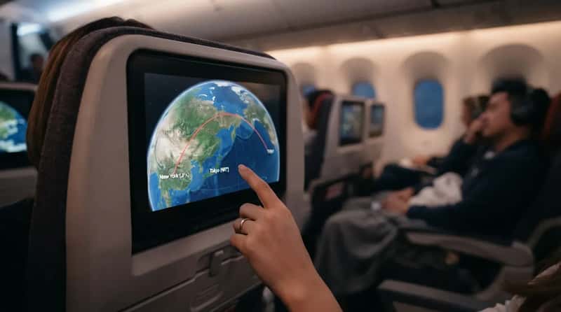 #17 - Your "Straight Line" Flight Path Almost Never Is (Image Credits: Gemini)