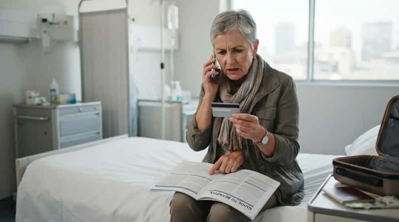 #3 - Your Credit Card's Travel Perk Probably Won't Cover a Hospital Stay (Image Credits: Gemini)