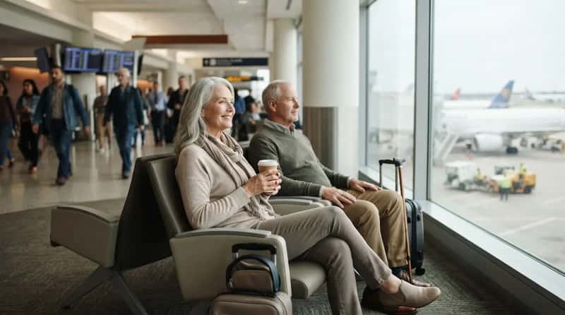 #14 - They Build In Extra Buffer Time Before Rebooking An Older Passenger Onto The Next Flight (Image Credits: Gemini)