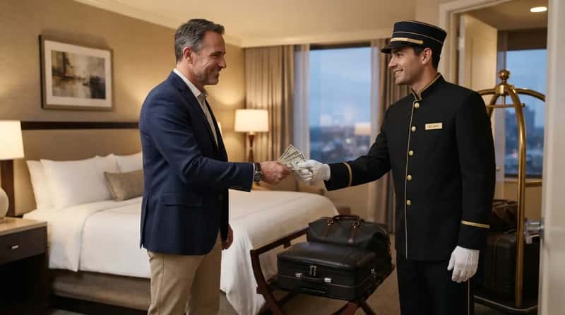 #9 - They Tip the Bellman at Arrival, Not Just at Checkout (Image Credits: Gemini)