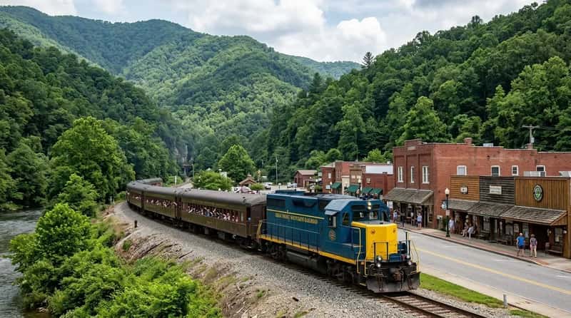 #2 - Bryson City: The Gateway Town That Swallowed Its Own Hype (Image Credits: Gemini)