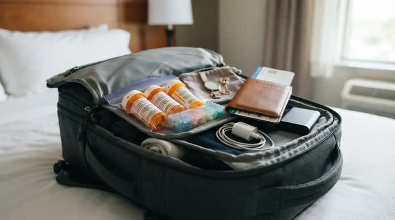 #9 - Medications and Valuables Never Touch a Checked Bag (Image Credits: Gemini)