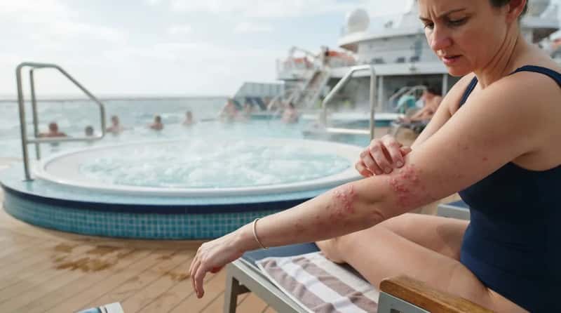 #23 - The Hot Tub Rash Everyone Blames on "Sensitive Skin" (Image Credits: Gemini)
