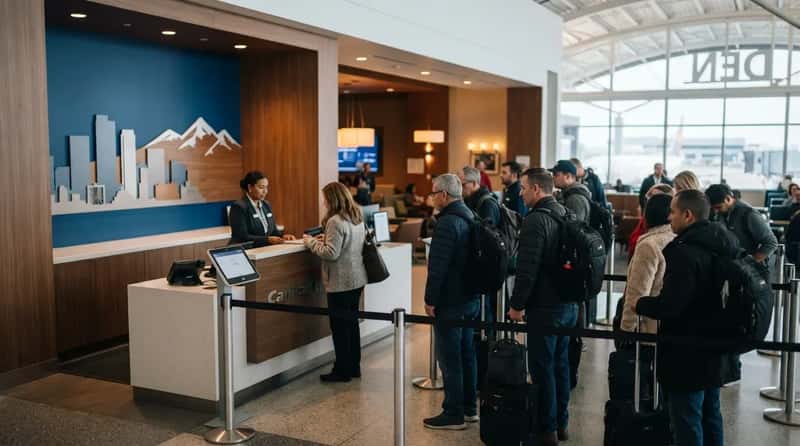 #8 - Capital One Lounge, Denver: The 45-Minute Wait (Image Credits: Gemini)