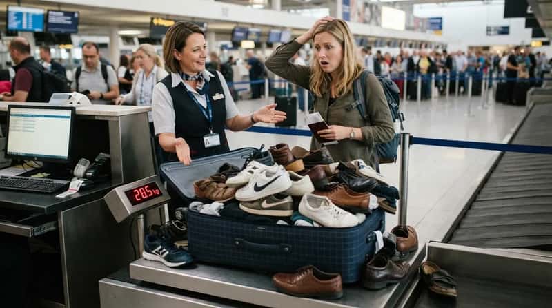 #19 - Packing "Just One More Pair" of Shoes (Image Credits: Gemini)