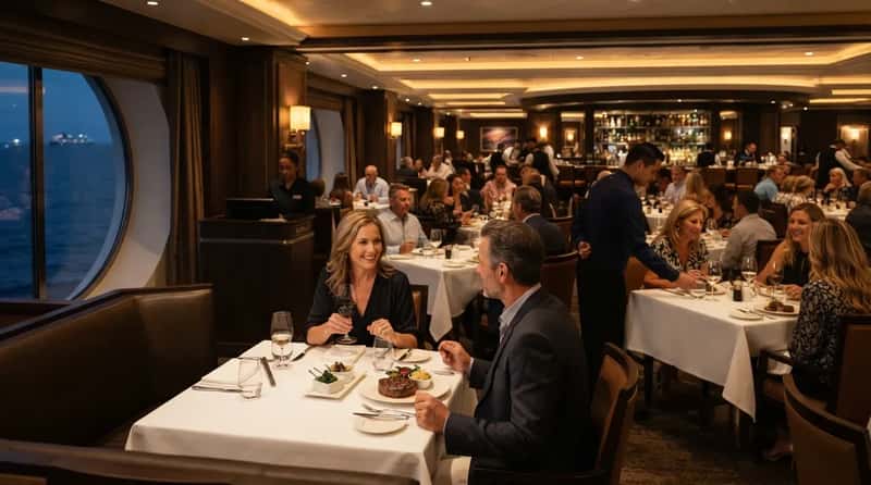 #7 - Specialty Restaurants Book Up Faster Than New Cruisers Expect (Image Credits: Gemini)