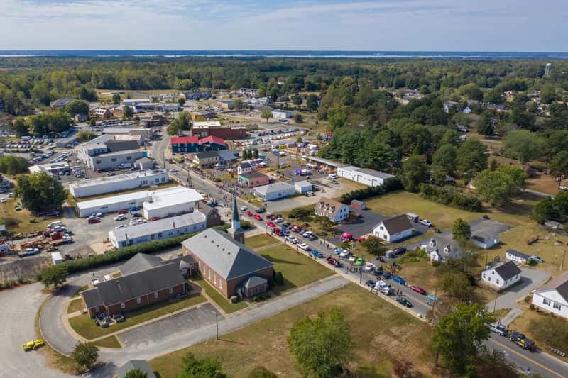 Warsaw, Virginia: Growth Built Around Workers' Housing (By Warsawvirginia, CC BY-SA 4.0)