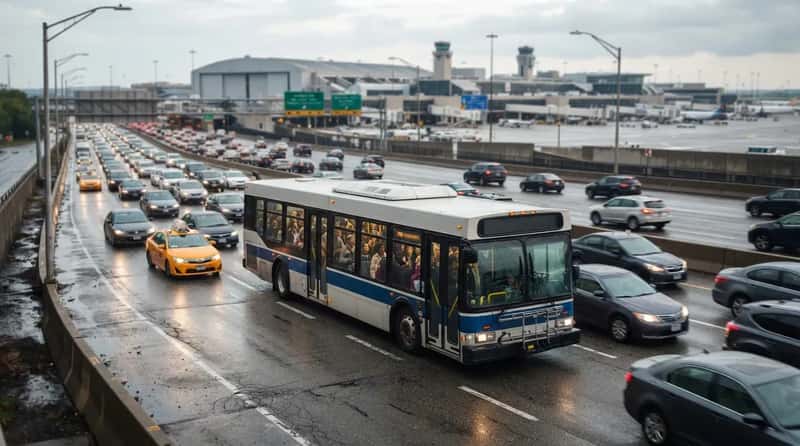 #10 - Airport City Buses: Same Roads, Same Traffic (Image Credits: Gemini)