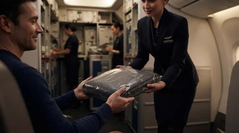 #19 - Blankets Normally Locked Away for First Class (Image Credits: Gemini)