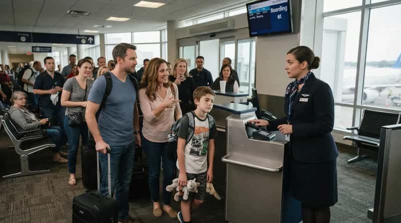 #13 - Claiming Priority Boarding for a "Toddler" Who's Clearly Twelve (Image Credits: Gemini)