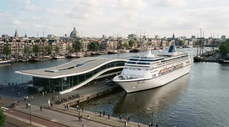 #9 - Amsterdam, the Port With a Countdown Clock (Image Credits: Gemini)