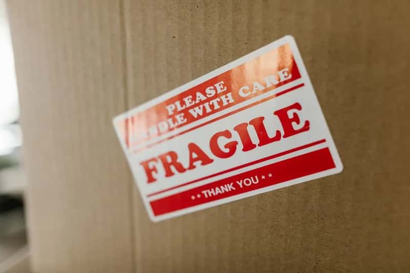 2. Trusting a fragile sticker to do the heavy lifting (Image Credits: Pexels)