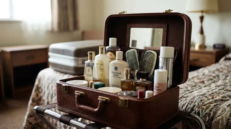 #20 - Traveling With a Train Case Full of Full-Sized Toiletries (Image Credits: Gemini)
