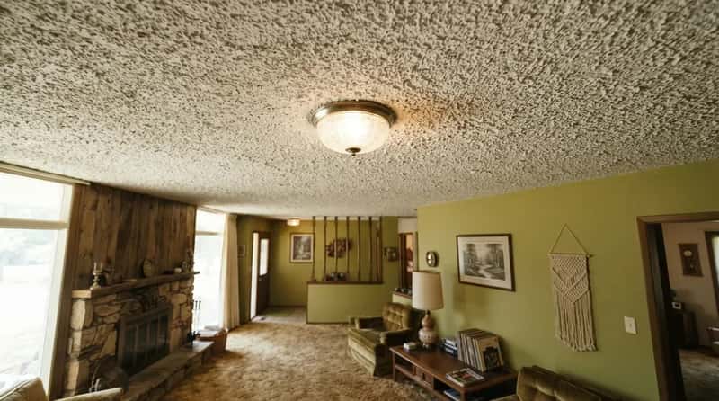 #10 - Popcorn Ceilings Quietly Muffled the Noise of a Full House (Image Credits: Gemini)